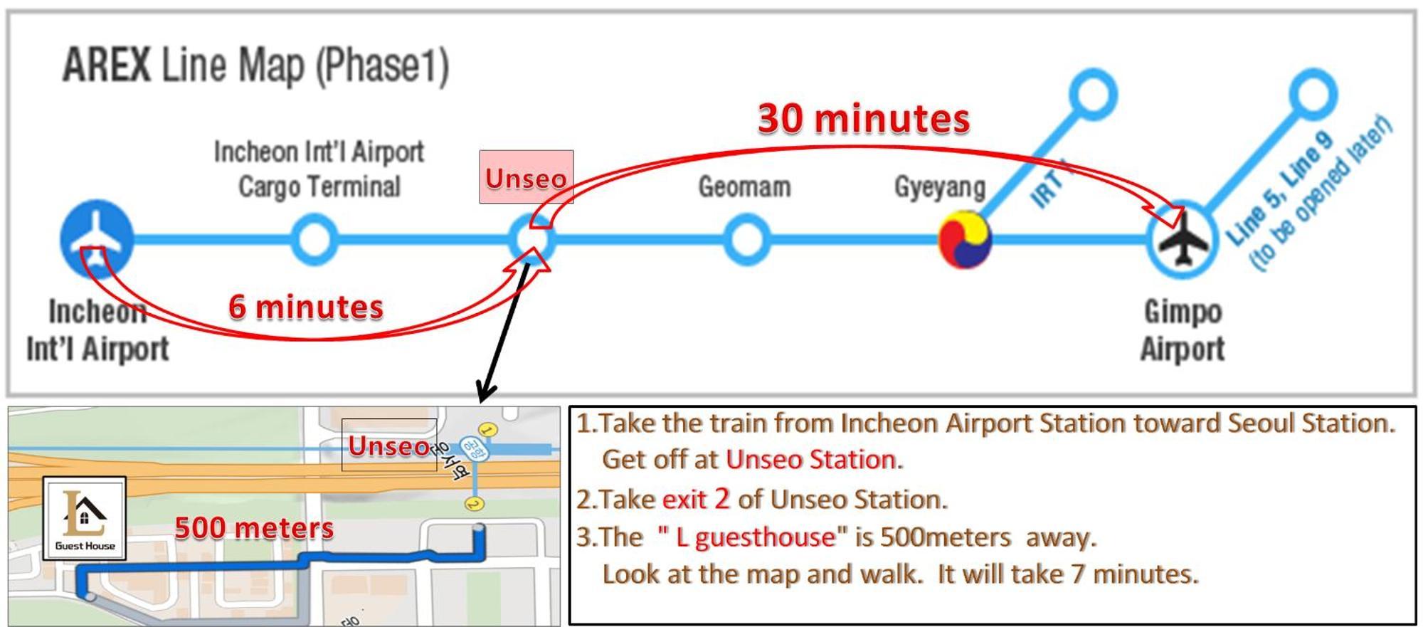 Incheon Airport Guesthouse L מראה חיצוני תמונה
